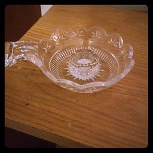 Partylite crystal candlestick holder